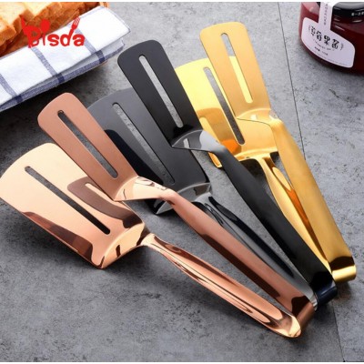 Customizable logo 304 stainless steel steak clip Multifunctional metal food clip bread clip