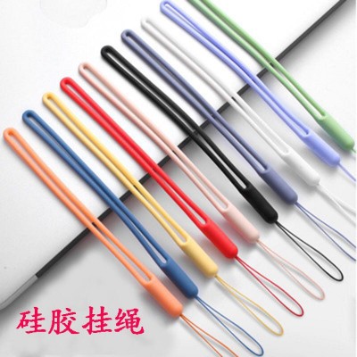 new style phone rope mobile phone silicone rubber hanger straps