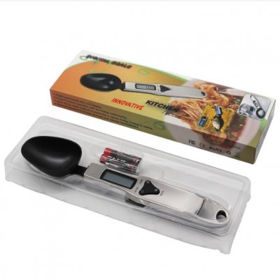 Stainless steel spoon weighing functional digital spoon scale